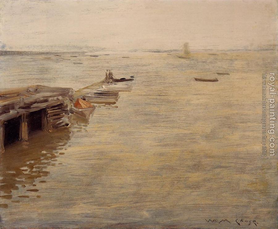 William Merritt Chase : Seashore aka A Grey Day